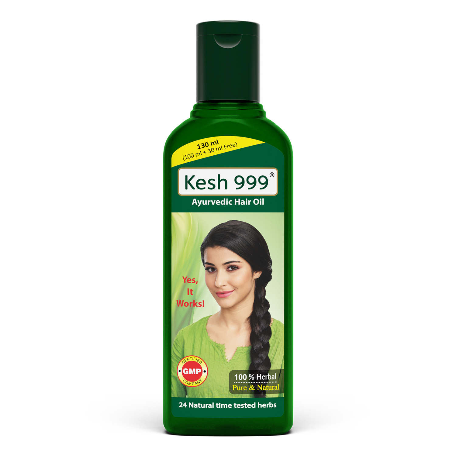 KESH-999 AYURVEDIC HAIR OIL 130ML (A)